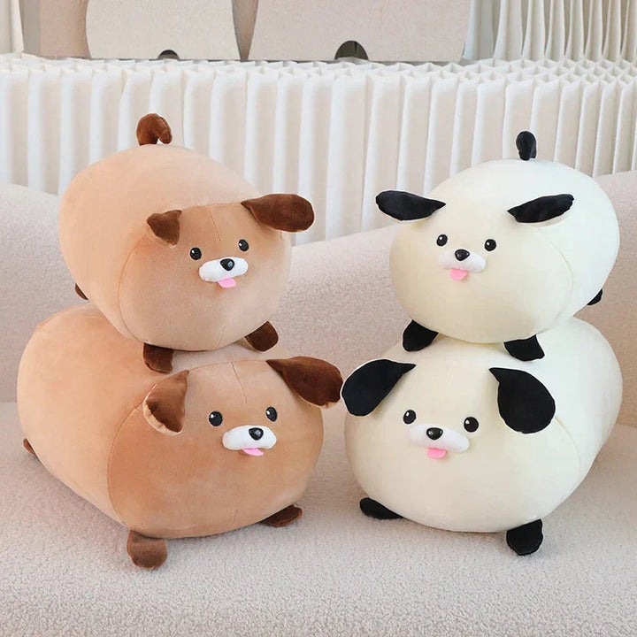 BowLift | Cheerful White Brown Dog Plushies