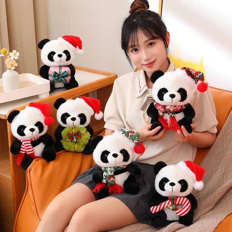 BowLift | Christmas Santa Panda Plushies