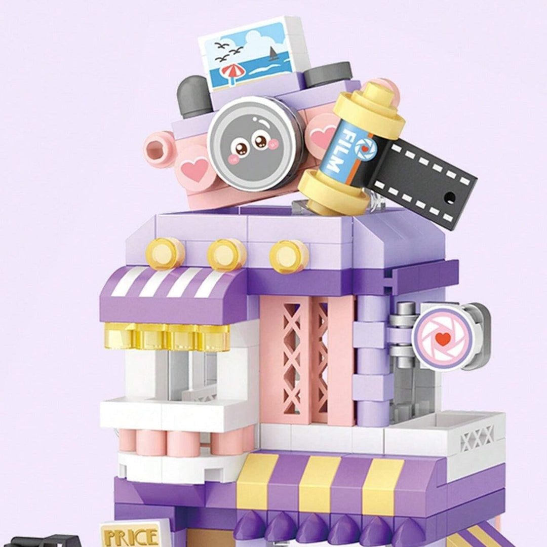 BowLift | City View Ice Cream Panda Cafes Flower Camera Shops Micro Building Sets