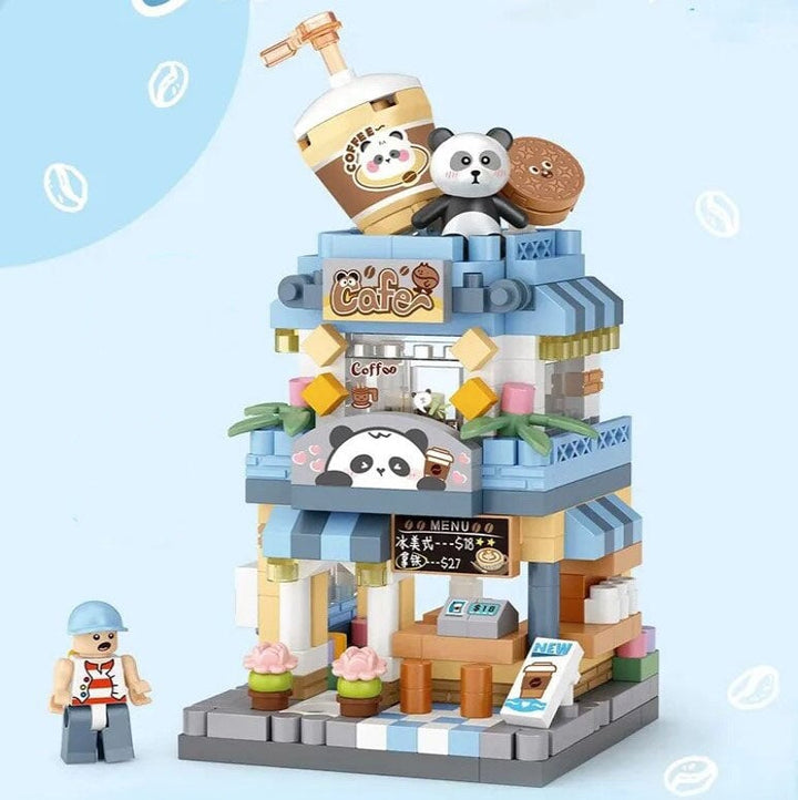 BowLift | City View Ice Cream Panda Cafes Flower Camera Shops Micro Building Sets