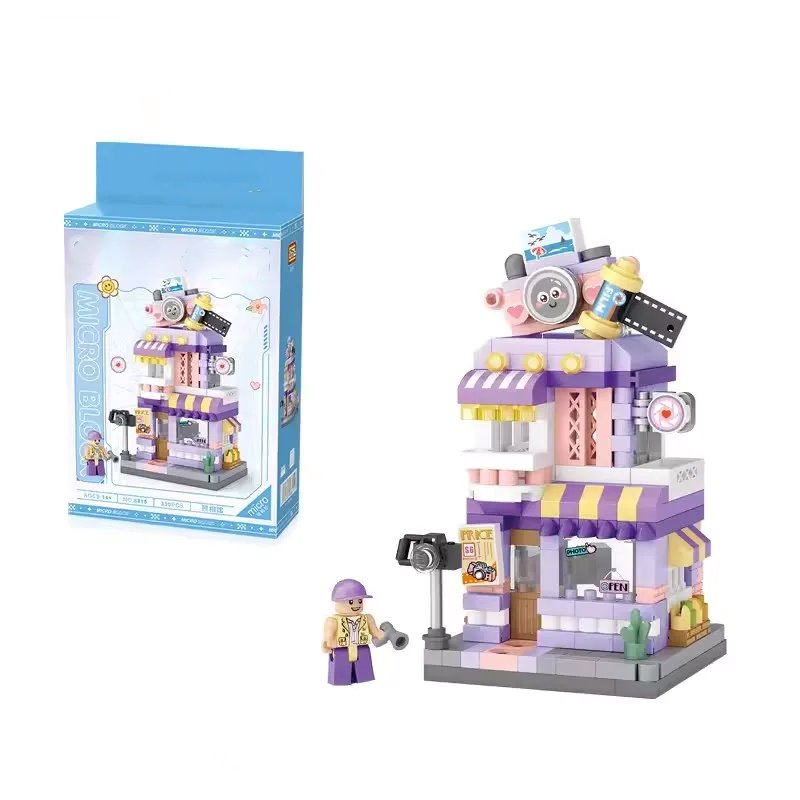 BowLift | City View Ice Cream Panda Cafes Flower Camera Shops Micro Building Sets