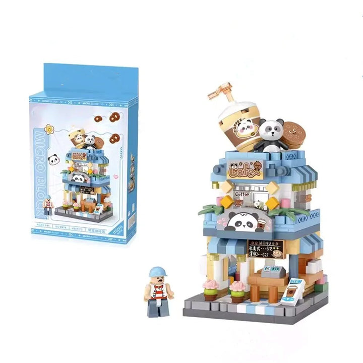 BowLift | City View Ice Cream Panda Cafes Flower Camera Shops Micro Building Sets