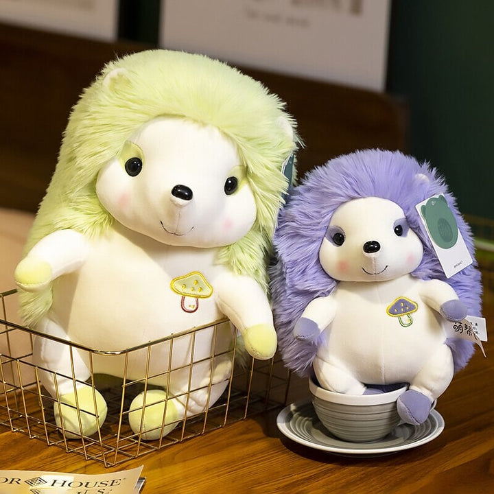 BowLift | Colorful Sitting Hedgehog Family Plushies