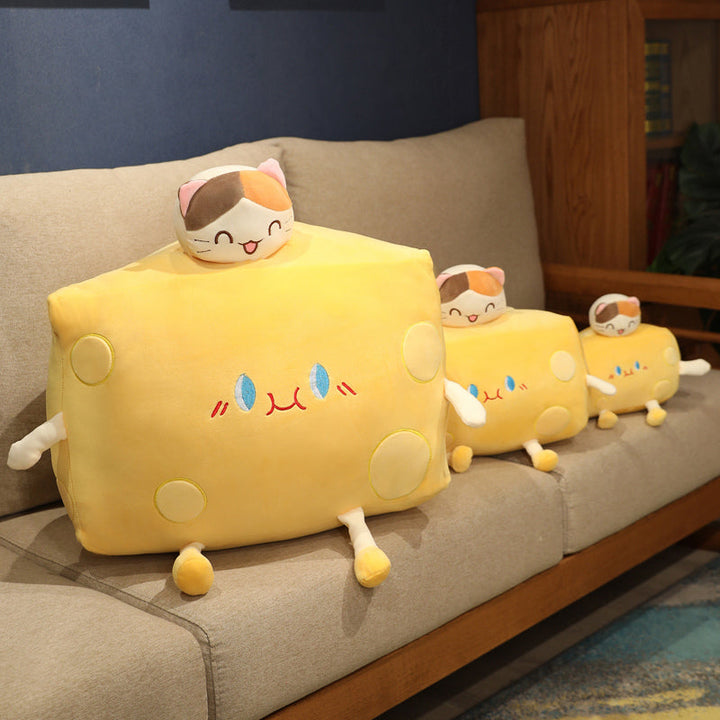 BowLift | Cute Cheese Block Plushie