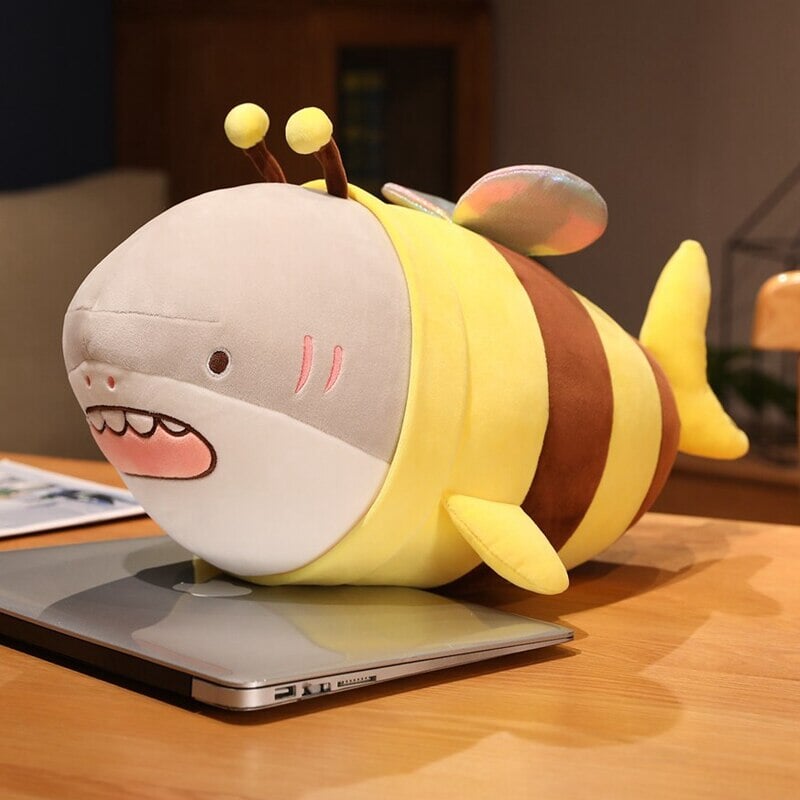 BowLift | Cute Chonky Half Shark Half Bee Plushie