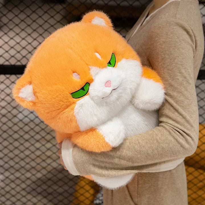 BowLift | Cute Chubby Gray Ginger Cat Plushies