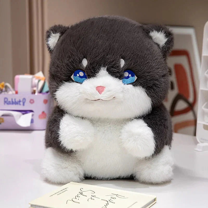 BowLift | Cute Chubby Gray Ginger Cat Plushies