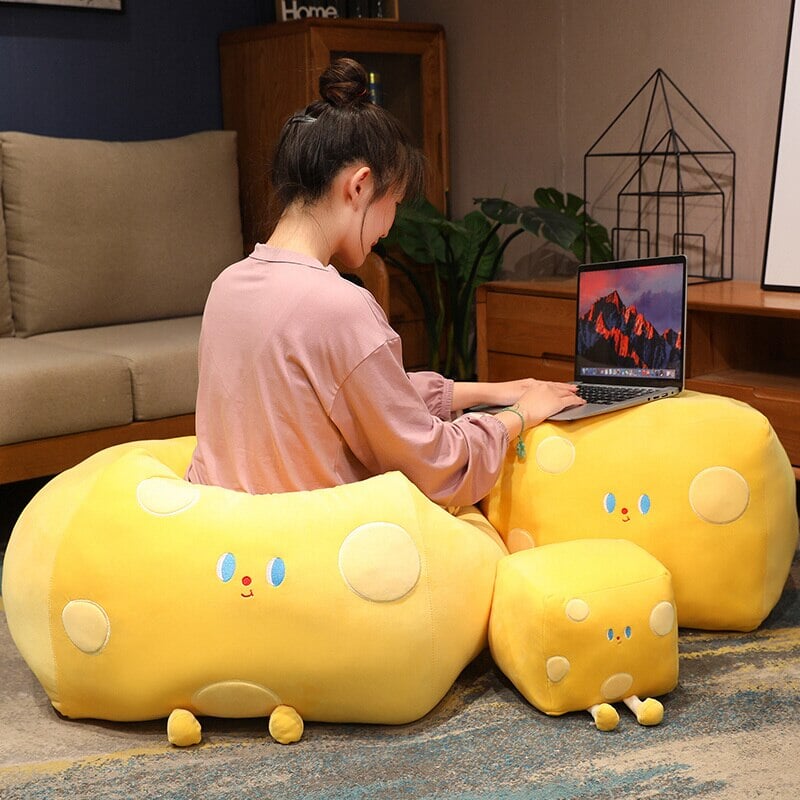 BowLift | Cute Cube Cheese Block Plushie