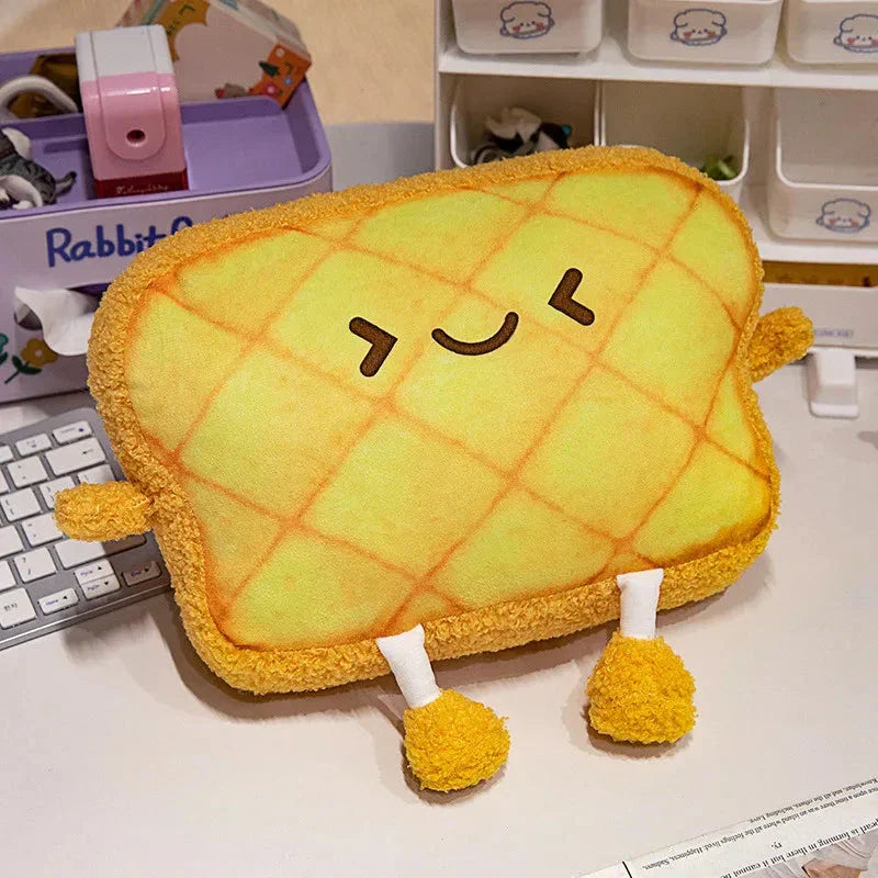 BowLift | Emoji Toast Bread Friends Car Headrest Plush