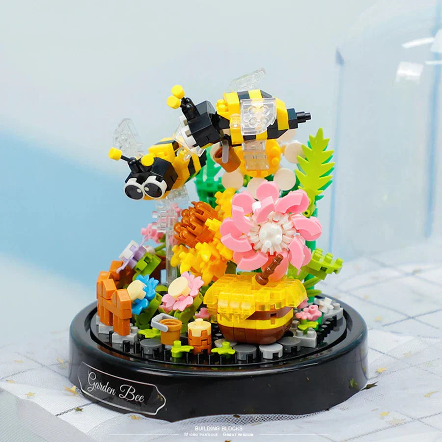 BowLift | Flowers Insects Butterfly Bee Nano Building Blocks
