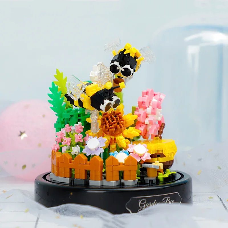 BowLift | Flowers Insects Butterfly Bee Nano Building Blocks
