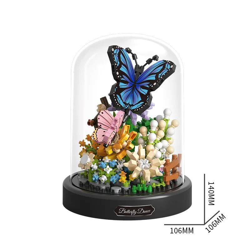 BowLift | Flowers Insects Butterfly Bee Nano Building Blocks