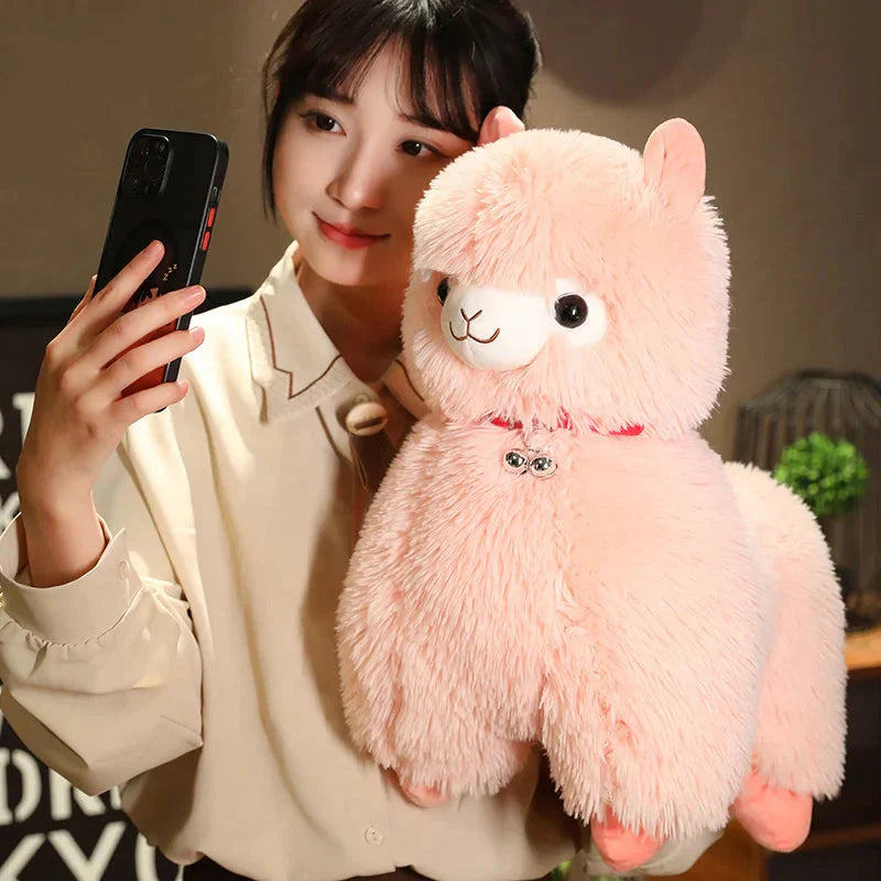 BowLift | Fluffy Alpaca Llama Plushies with Bell