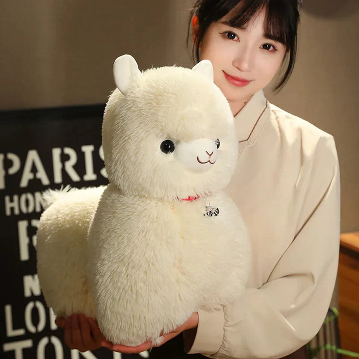 BowLift | Fluffy Alpaca Llama Plushies with Bell