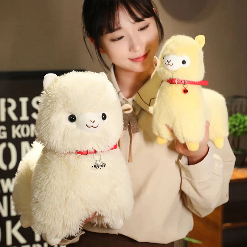 BowLift | Fluffy Alpaca Llama Plushies with Bell
