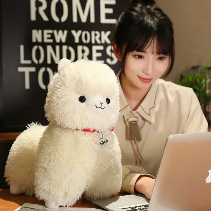 BowLift | Fluffy Alpaca Llama Plushies with Bell