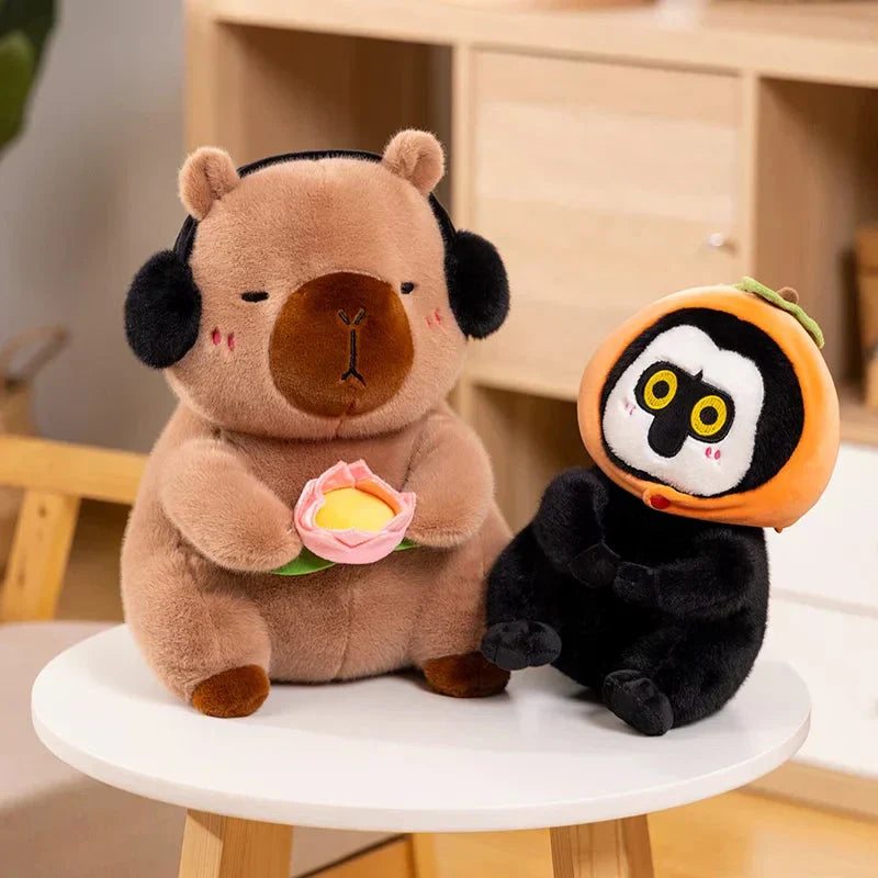BowLift | Fluffy Capybara & Monkey Plushie Pals