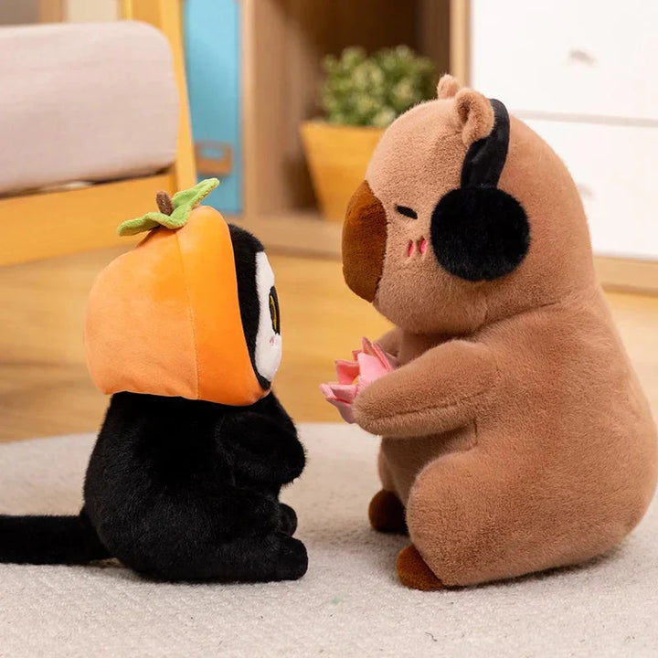 BowLift | Fluffy Capybara & Monkey Plushie Pals