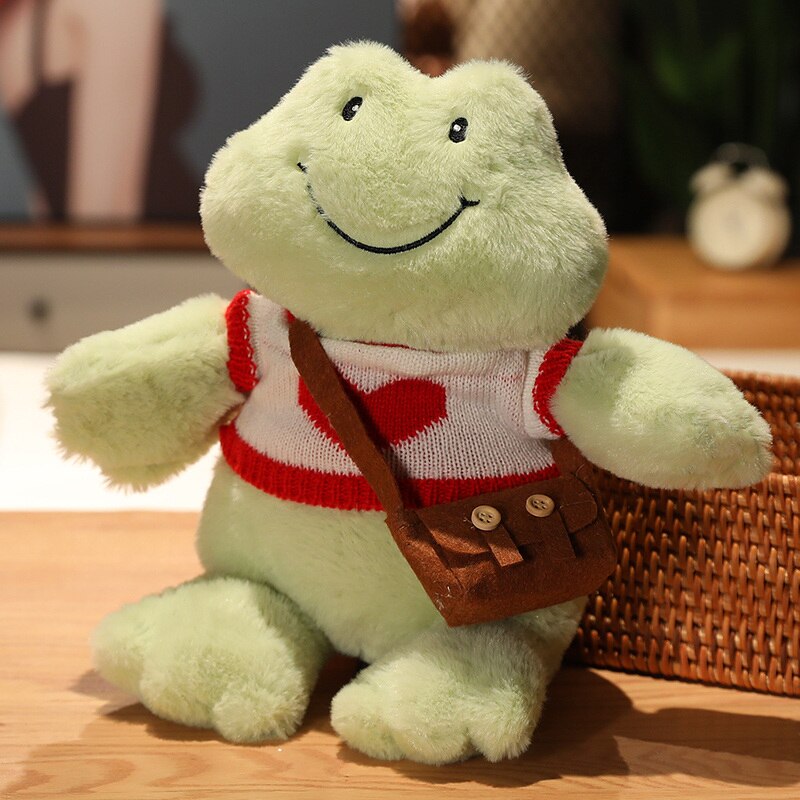 BowLift | Fluffy Cheerful Frog Plushie Collection
