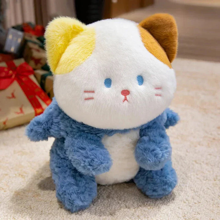 BowLift | Fluffy Dog & Cat in Shark Outfit Plushie