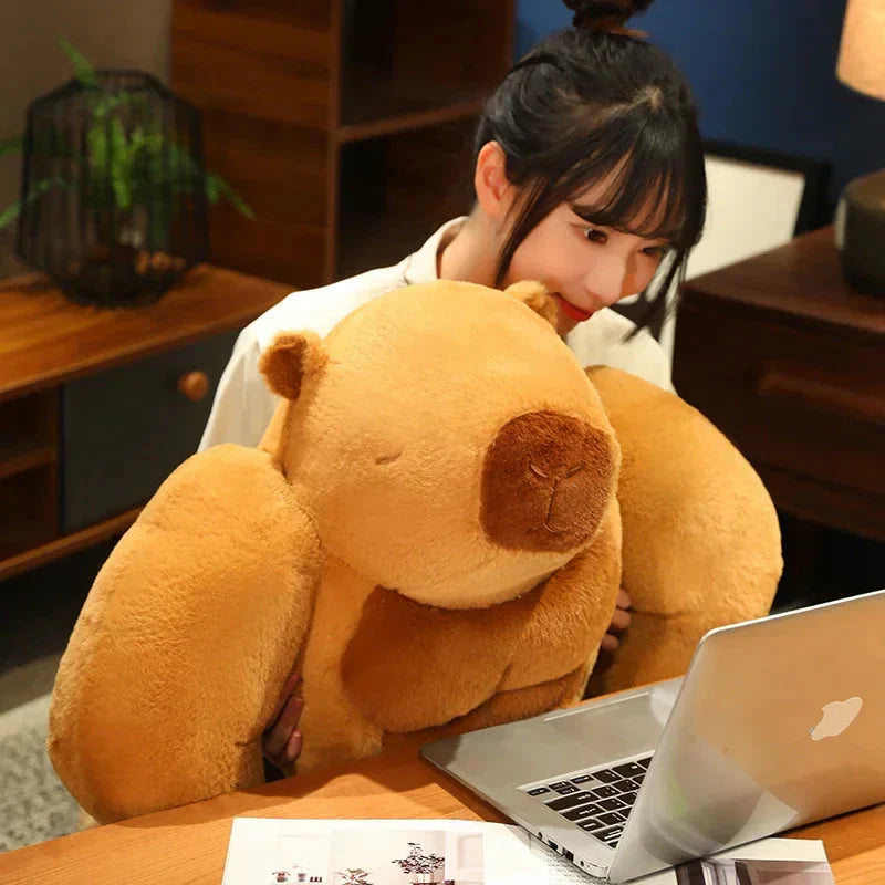 BowLift | Fluffy Muscular Capybara Plush