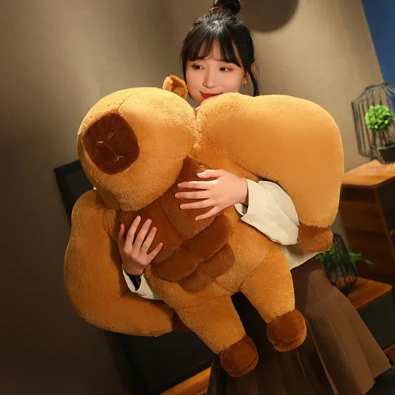 BowLift | Fluffy Muscular Capybara Plush