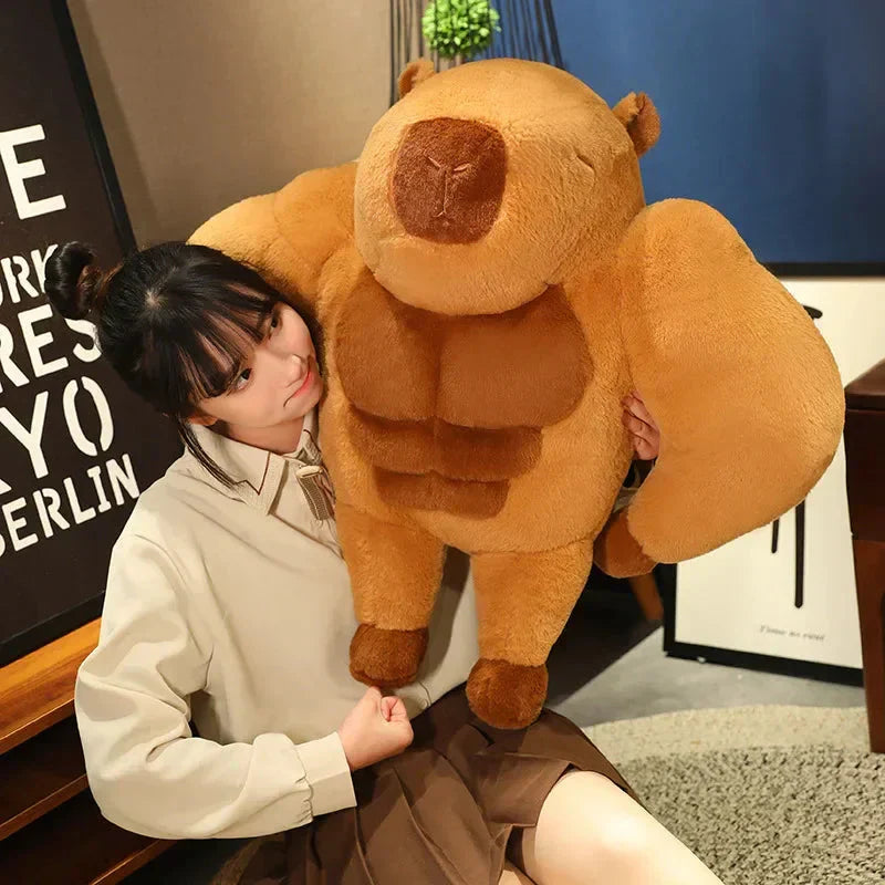 BowLift | Fluffy Muscular Capybara Plush