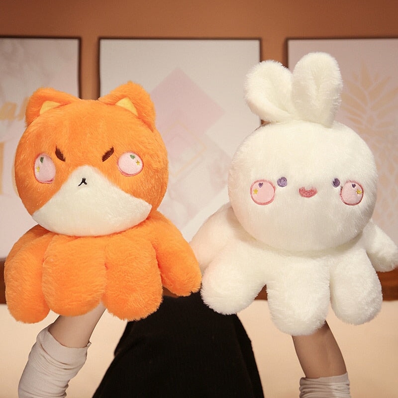 BowLift | Fluffy Octo-Animal Fox Cat Bunny Bear Plushies