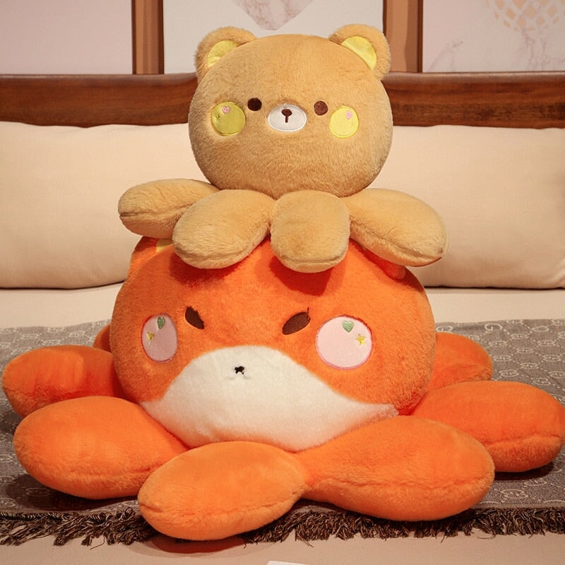 BowLift | Fluffy Octo-Animal Fox Cat Bunny Bear Plushies