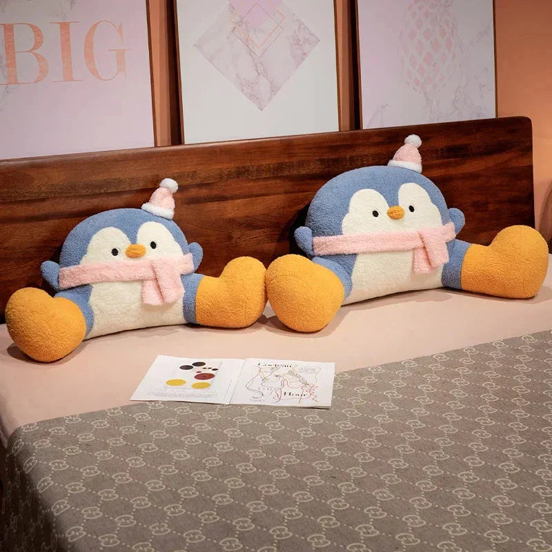 BowLift | Fluffy Penguin Backrest Cushion Pillow Seat