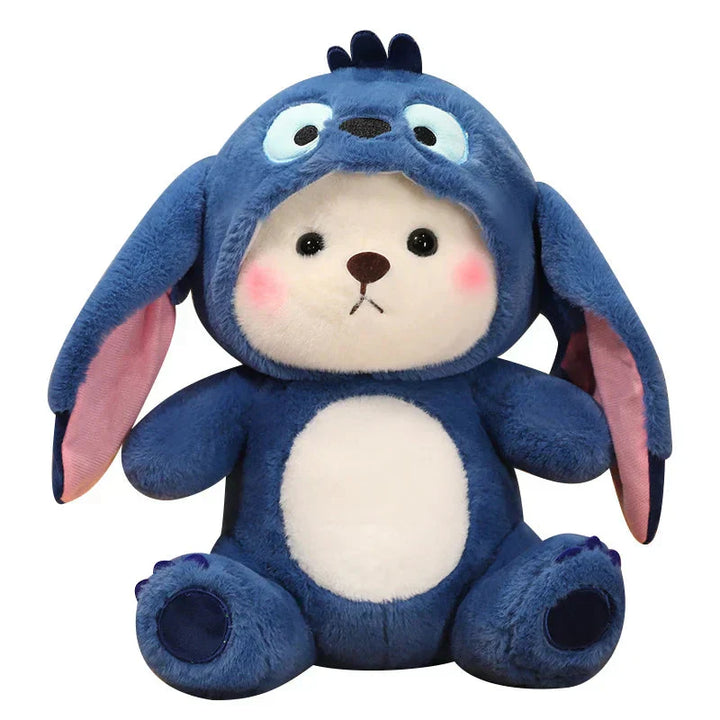 BowLift | Fluffy White Bear Donkey Outfit Plushie