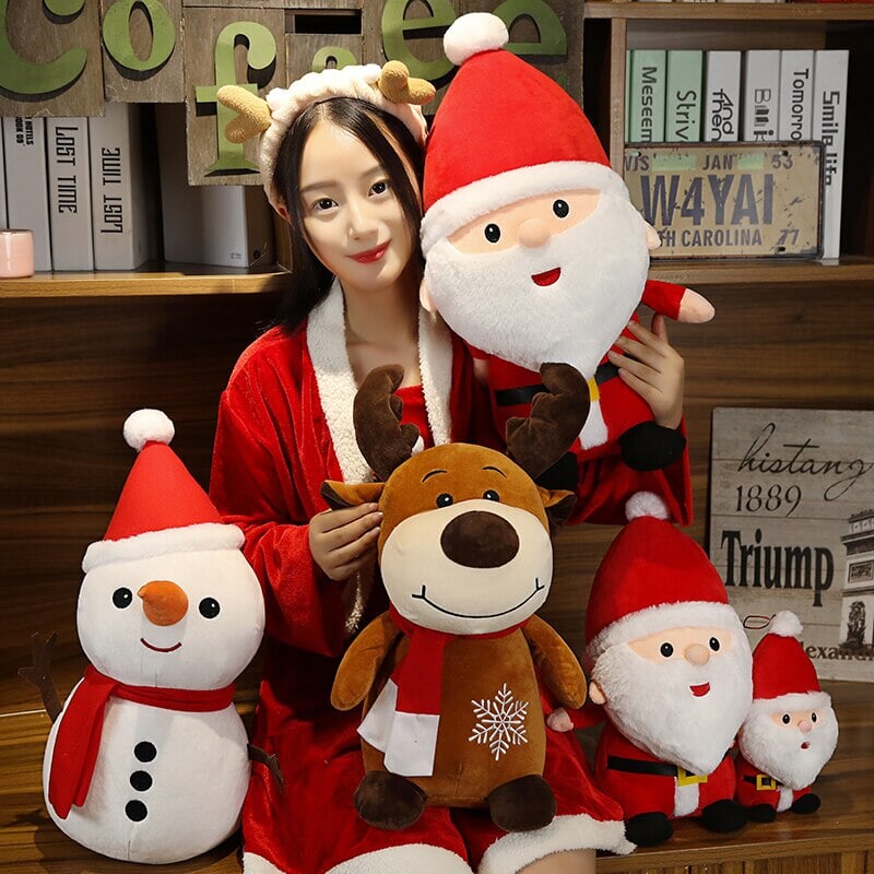 BowLift | Friendly Santa Reindeer Snowman Plushies