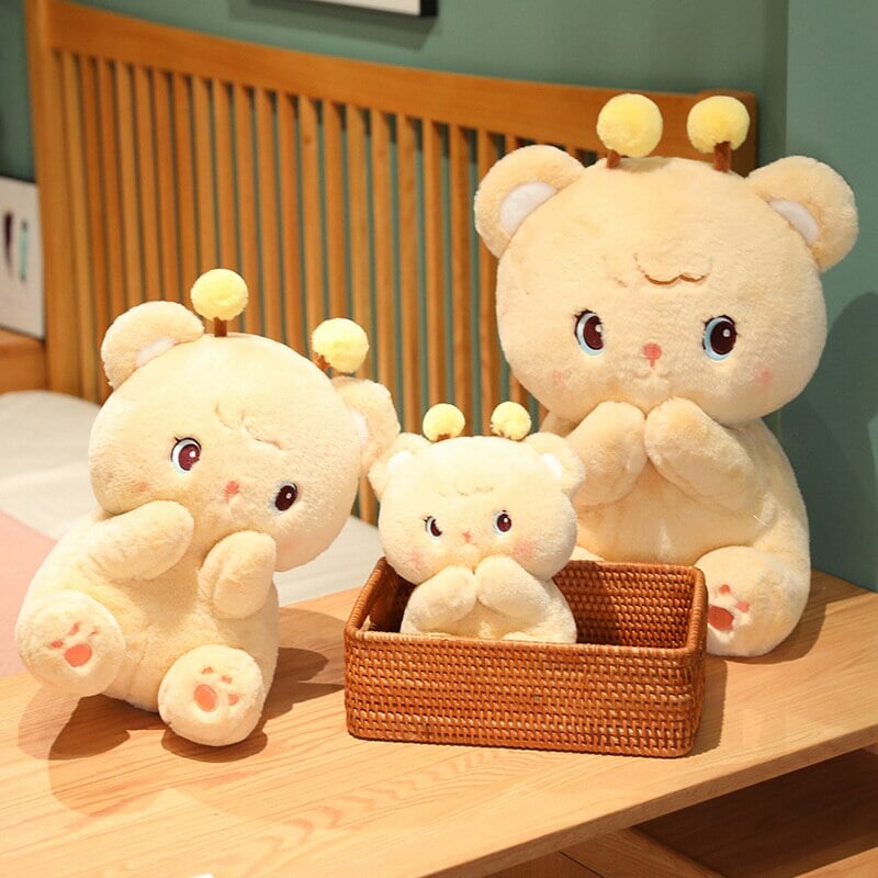 BowLift | Gem the Bumble Bee Brown Bear Plushie