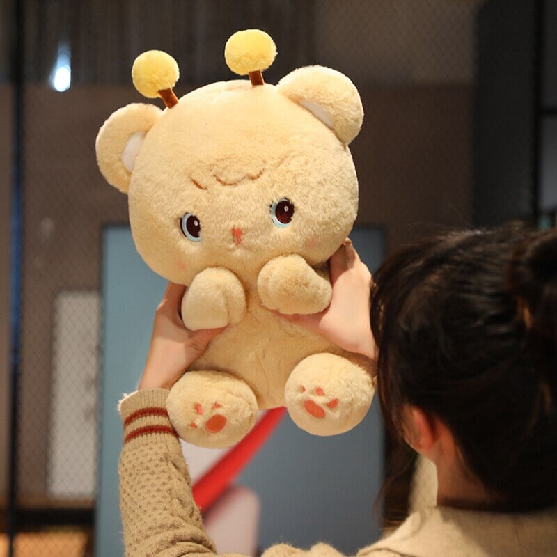 BowLift | Gem the Bumble Bee Brown Bear Plushie