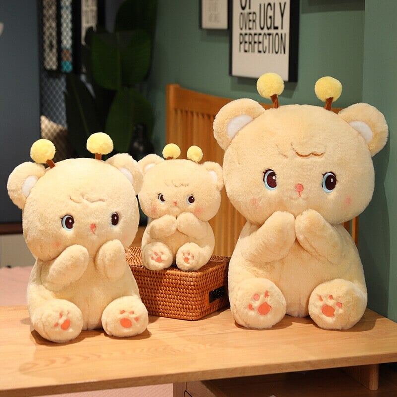 BowLift | Gem the Bumble Bee Brown Bear Plushie