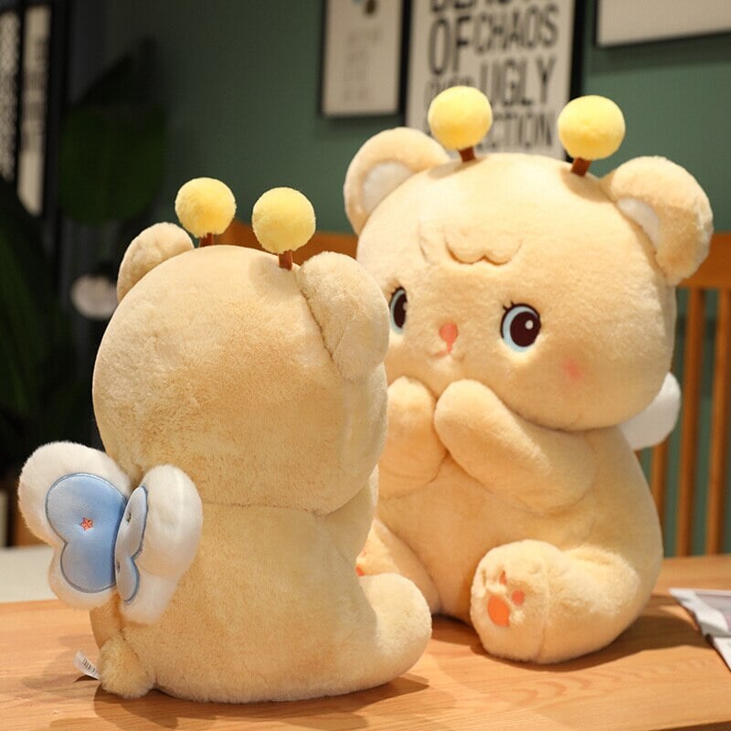 BowLift | Gem the Bumble Bee Brown Bear Plushie