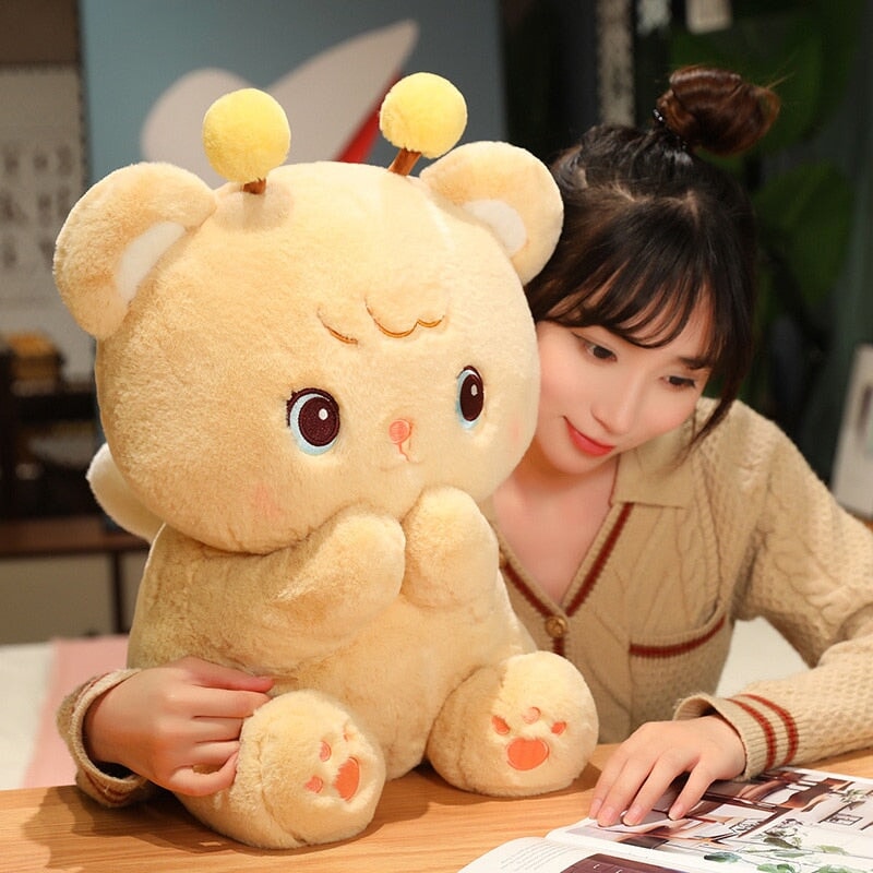 BowLift | Gem the Bumble Bee Brown Bear Plushie