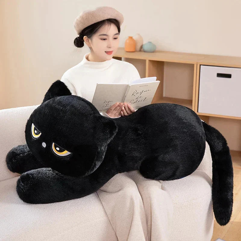 BowLift | Giant Black Grey Cat Plushies