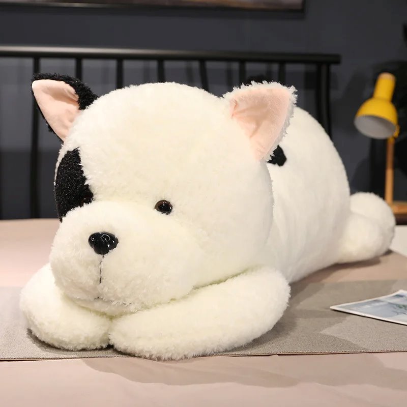 BowLift | Giant Fluffy Spotty White Black Dog Plushie