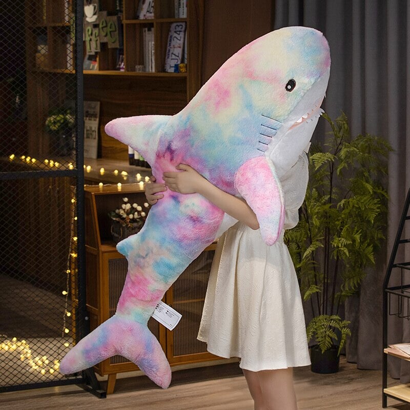 BowLift | Giant Fuzzy Galaxy Shark Plushies