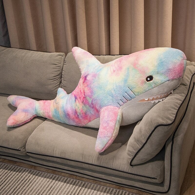 BowLift | Giant Fuzzy Galaxy Shark Plushies
