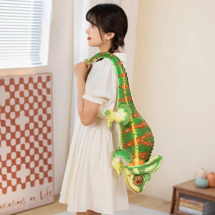 BowLift | Giant Green Chameleon Plushie