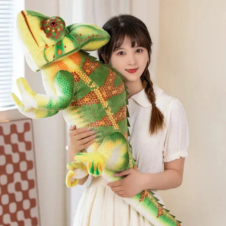 BowLift | Giant Green Chameleon Plushie