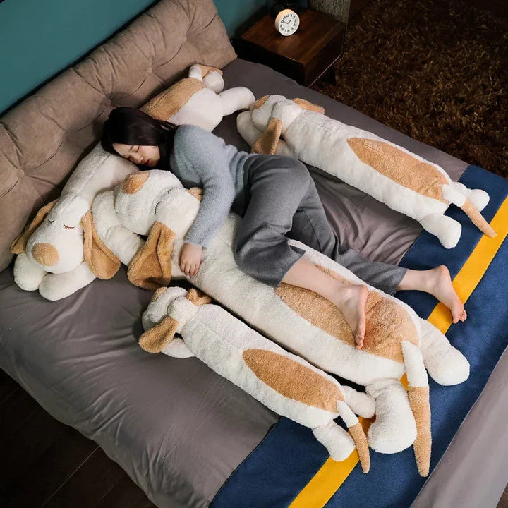 BowLift | Giant Long Fluffy Spotty Dog Plushies