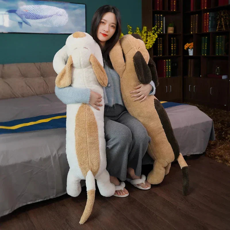 BowLift | Giant Long Fluffy Spotty Dog Plushies