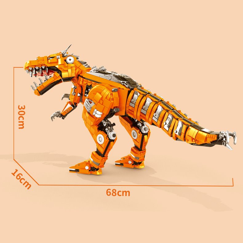 BowLift | Golden Carnosaurus Building Blocks