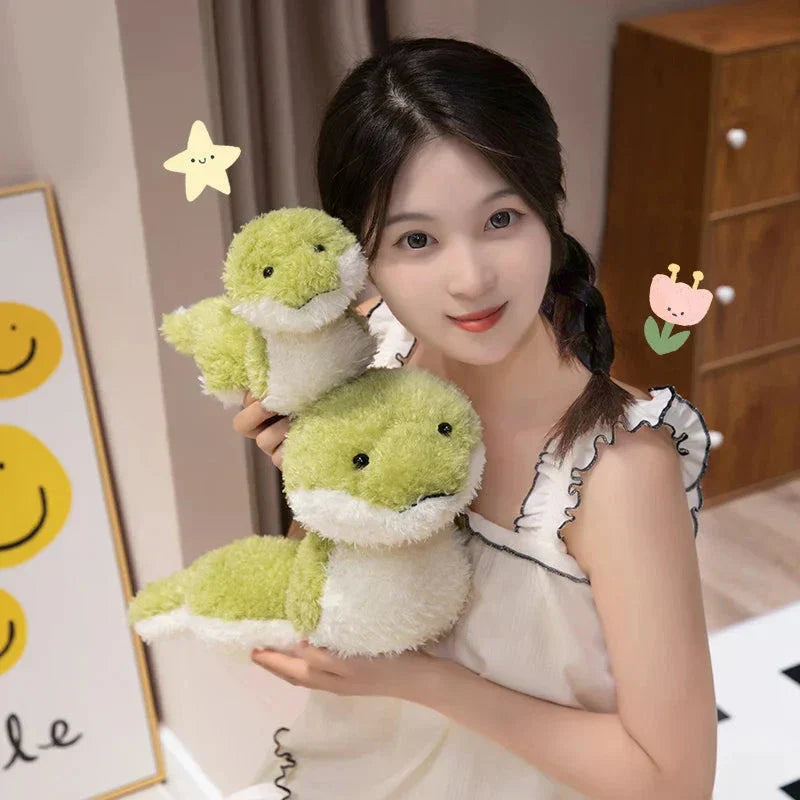 BowLift | Green Soft Fluffy Snake
