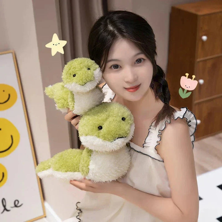 BowLift | Green Soft Fluffy Snake