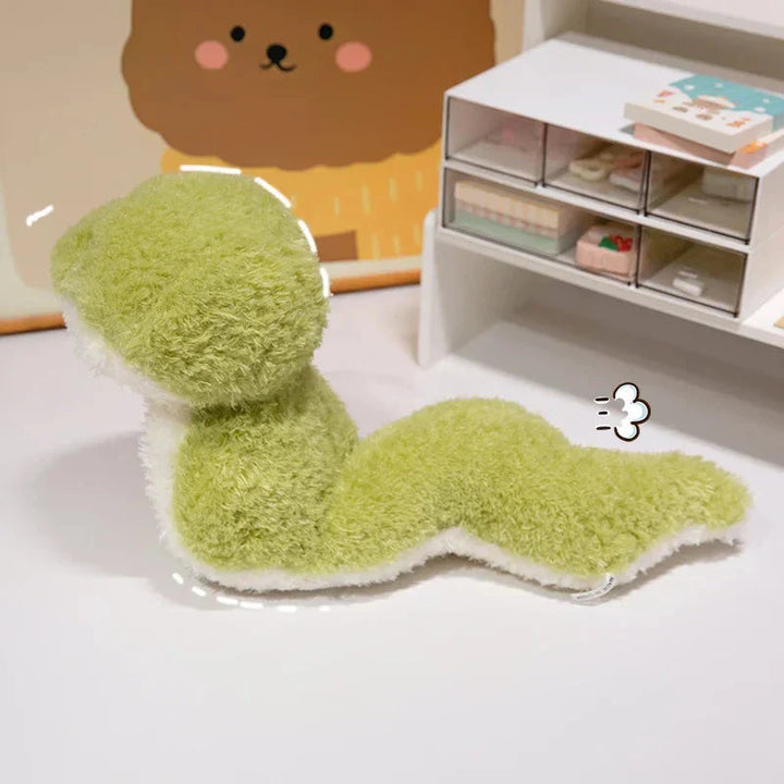 BowLift | Green Soft Fluffy Snake