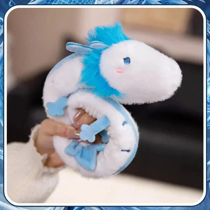 BowLift | Haku the Long White Blue Dragon Plush
